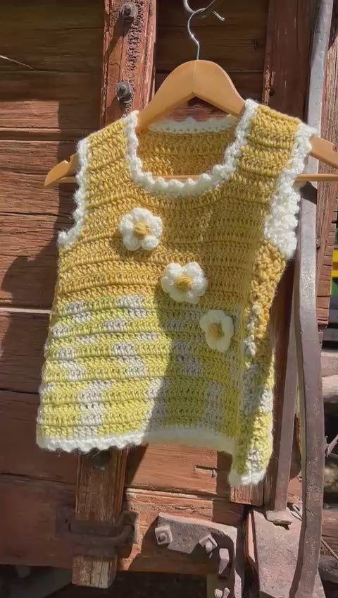 Chaleco lana de oveja natural